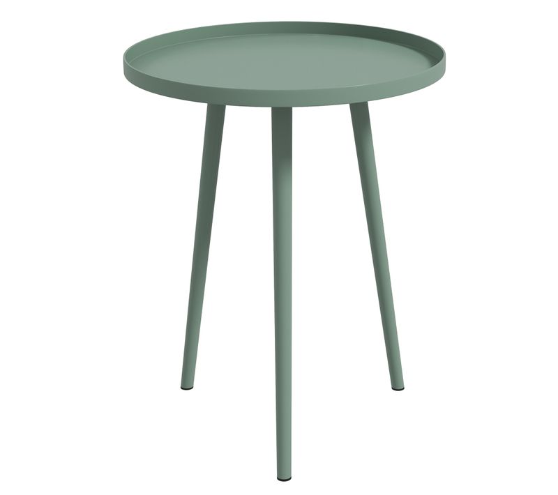 Table Basse De Jardin D'appoint Design Scandinave D. 40 X 50h Cm Acier