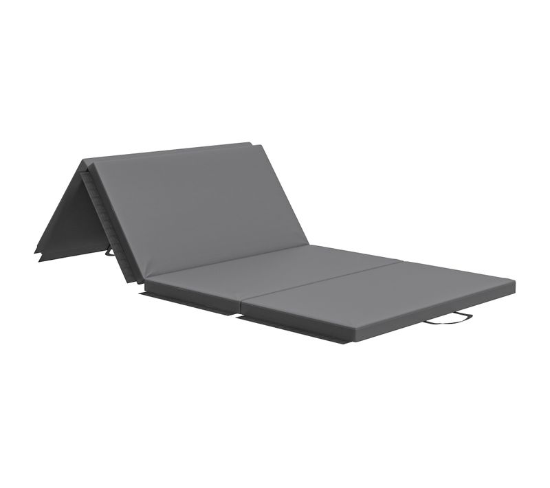 Tapis De Gym Yoga Fitness Pliable - Poignée - Synthétique