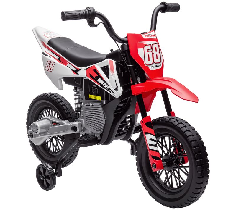 Moto Cross Électrique Dirt Bike Enfant 2 Vitesses 2,4-5 Km/h Musiques