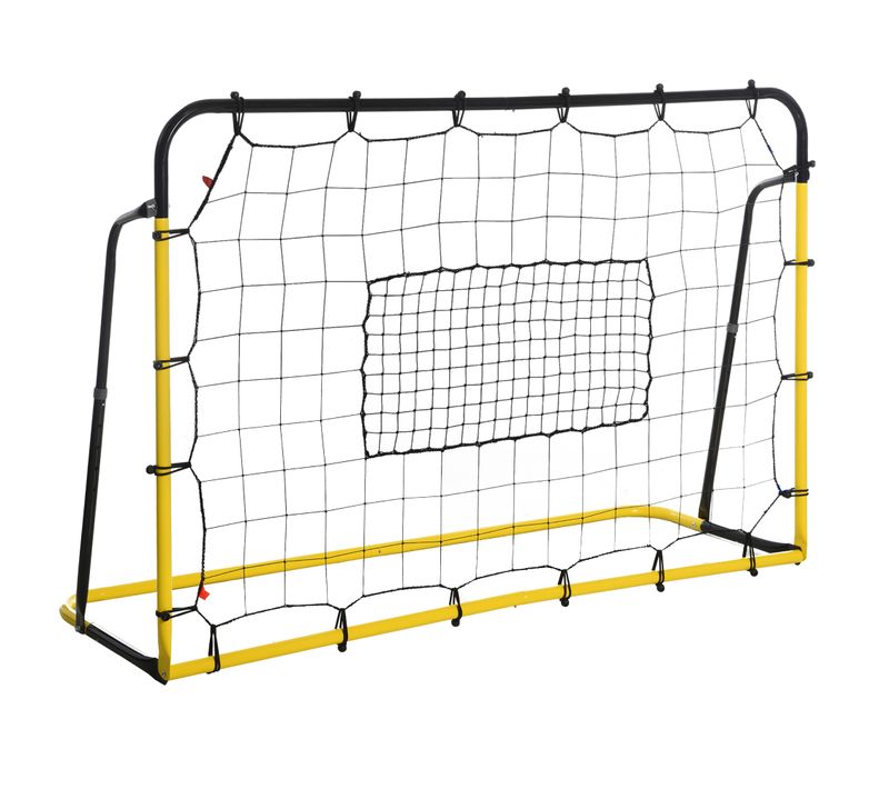 Filet De Rebond De Football Angle Réglable Jaune Noir
