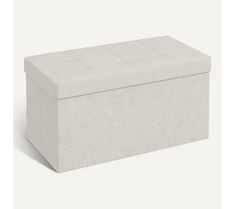 Banc Coffre Style Chesterfield Effet Capitonné Tissu