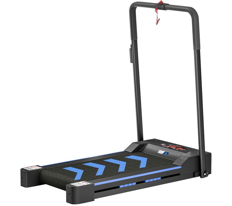 Tapis De Course Marche Pliable - Collaboration Aosom.fr X Ffhandball - Orange Noir