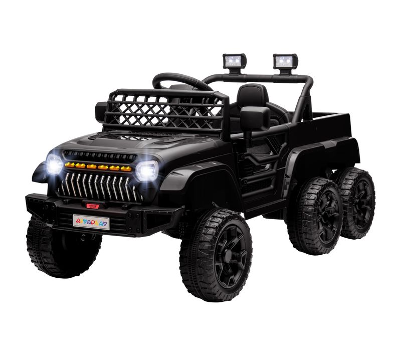Buggy Quad électrique Enfant 6 Roues 6x6 Avec Télécommande Coffre