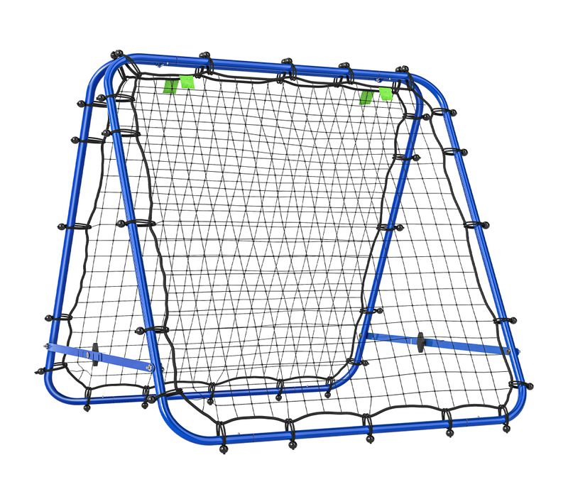 Filet De Rebond Double Face Pliable Réglable 91 X 91 Cm Acier Pe