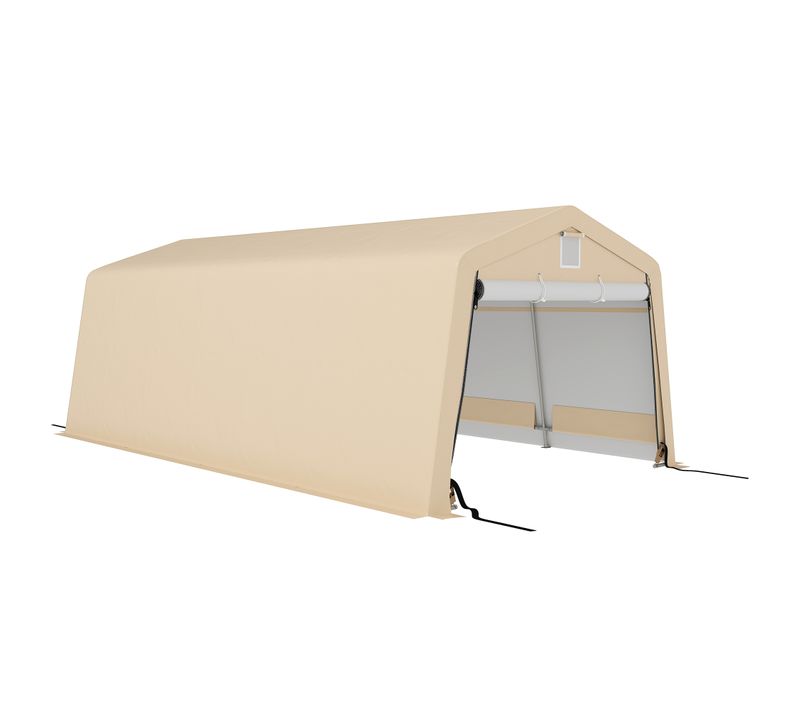 Tente Garage Carport Acier Galvanisé Pe Haute Densité