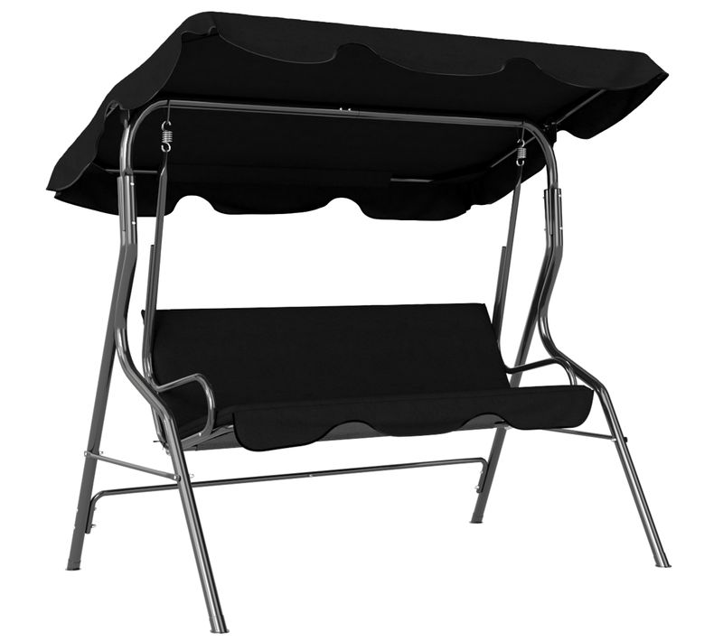 Balancelle De Jardin 3 Places Avec Coussin