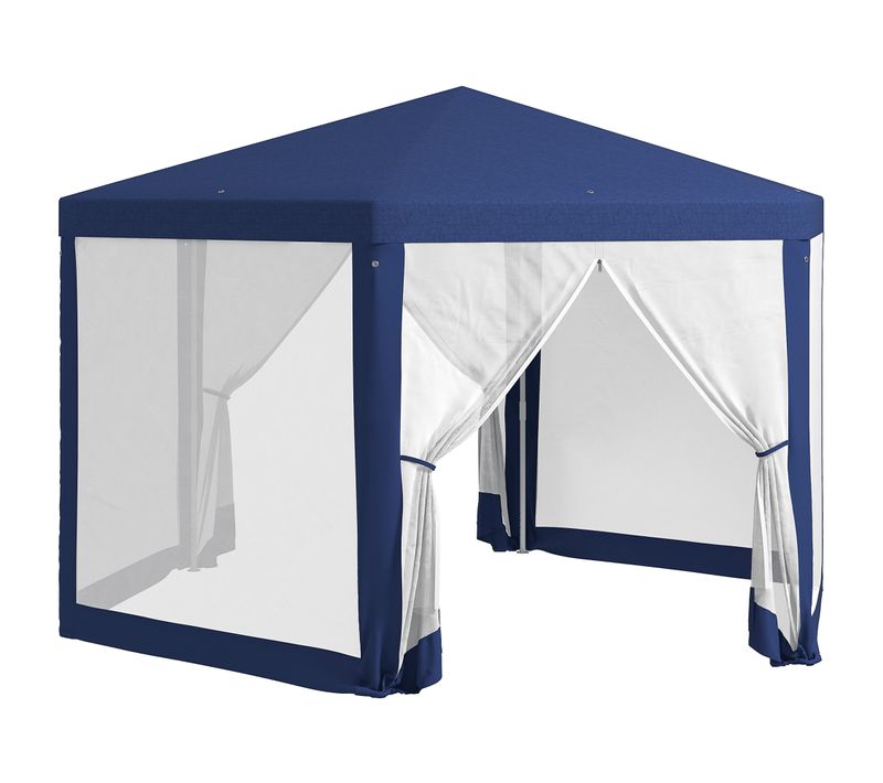 Tonnelle Barnum Tente De Réception Hexagonale 10 M² Polyester
