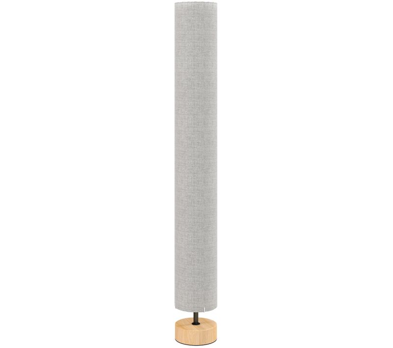 Lampadaire Colonne Sur Pied Bois Contemporain H.120 Cm