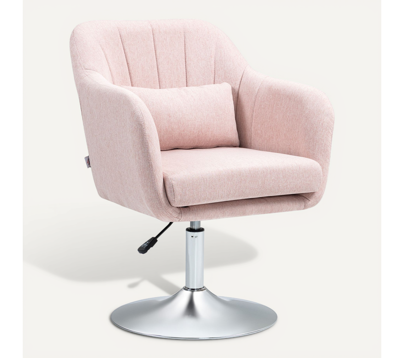 Fauteuil Lounge Design Avec Coussin Lin