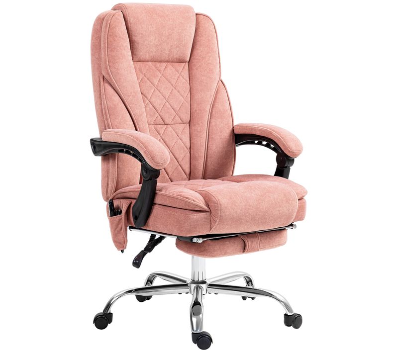 Fauteuil De Bureau Manager Massant Chauffant Inclinable Velours