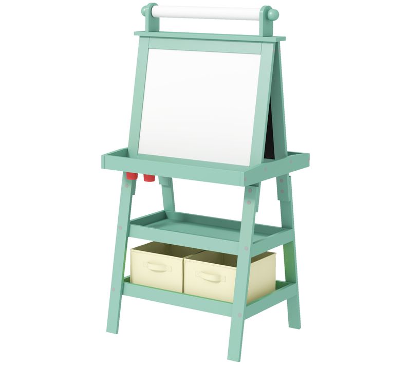 Tableau Chevalet Enfant 3 En 1 Avec Tableau Blanc Magnétique