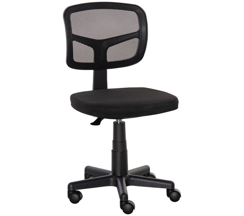 Chaise De Bureau Ergonomique Réglable Maille Noir