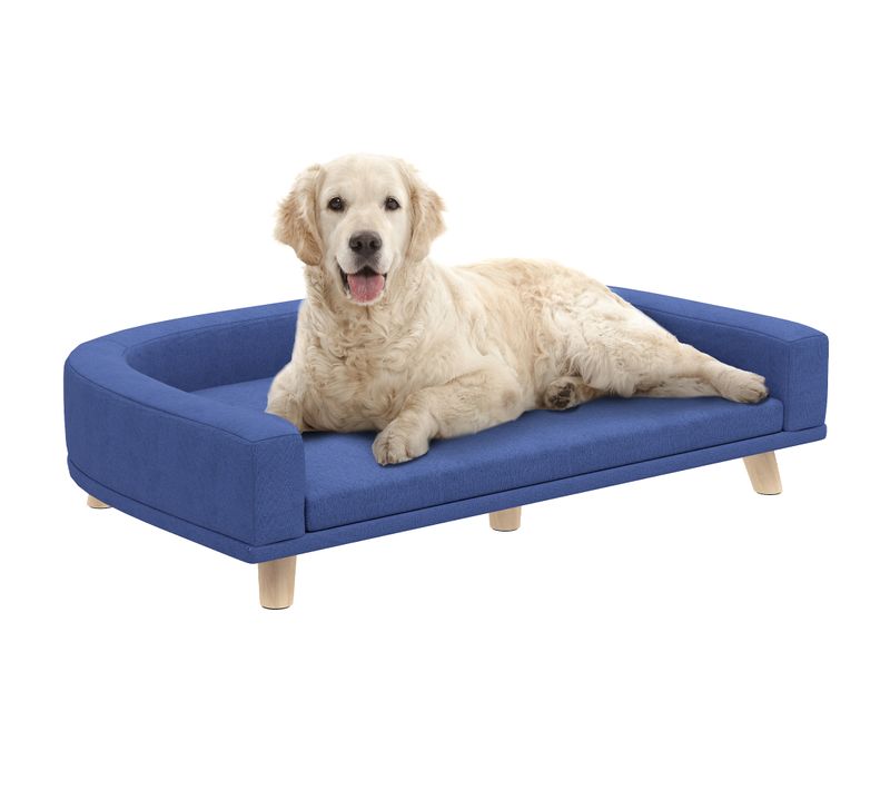 Lit Canapé Chien Chat Design Scandinave Déhoussable Tissu