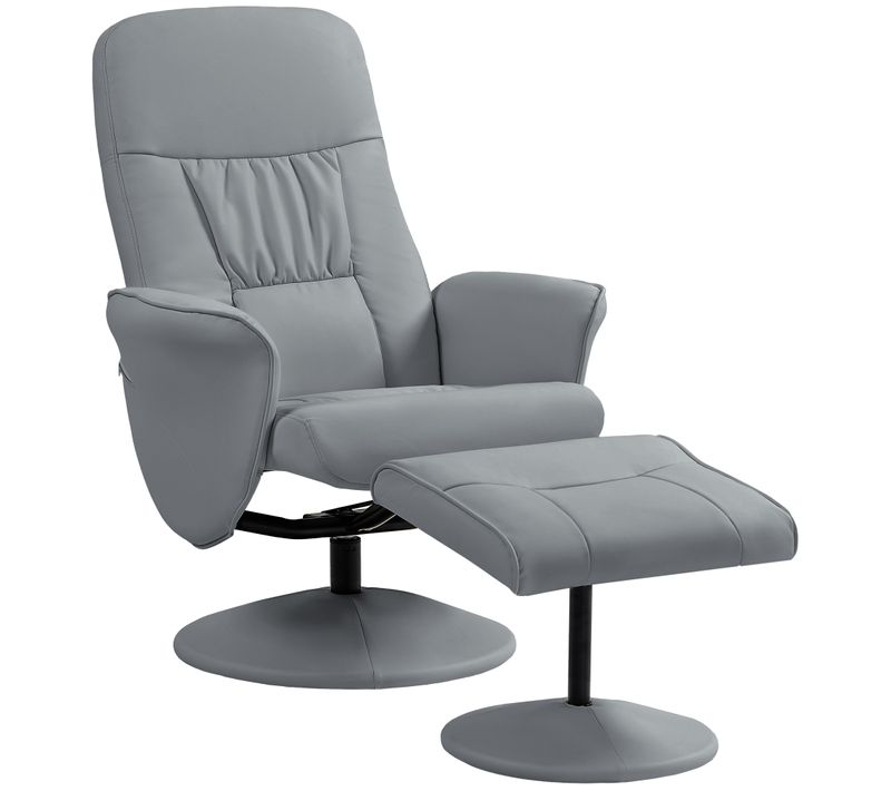 Fauteuil Relax Inclinable Pivotant Avec Repose-pied