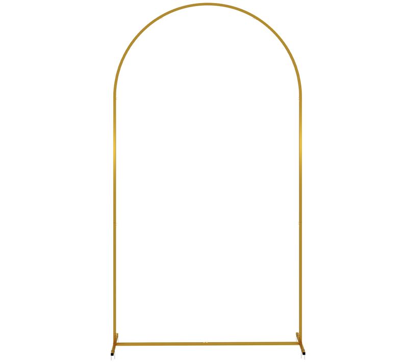 Arche Décorative De Mariage - Arche De Ballon - Acier Doré
