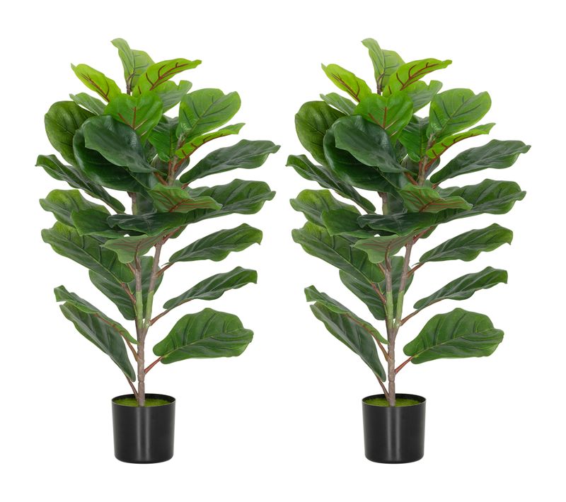 Lot De 2 Plantes Artificielles