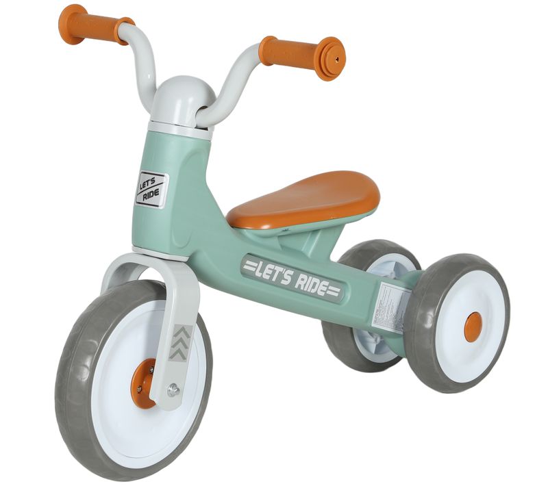 Draisienne 3 Roues Enfant 12-36 Mois Pneu Eva Silencieux Grande Selle