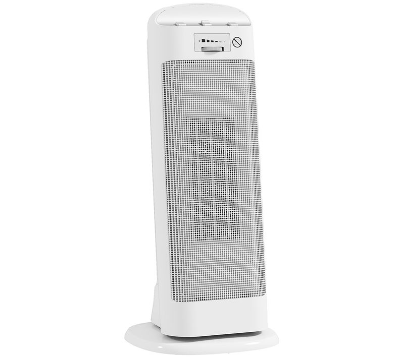 Radiateur électrique Céramique Ptc Soufflant Oscillant 700/1300/2000w Blanc