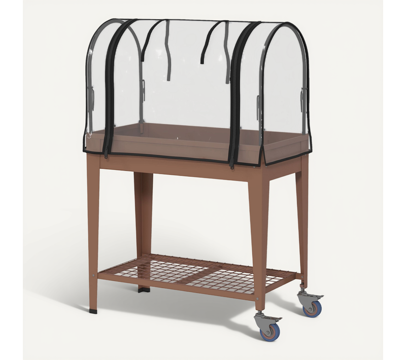 Jardinière Surélevée Avec Bâche
