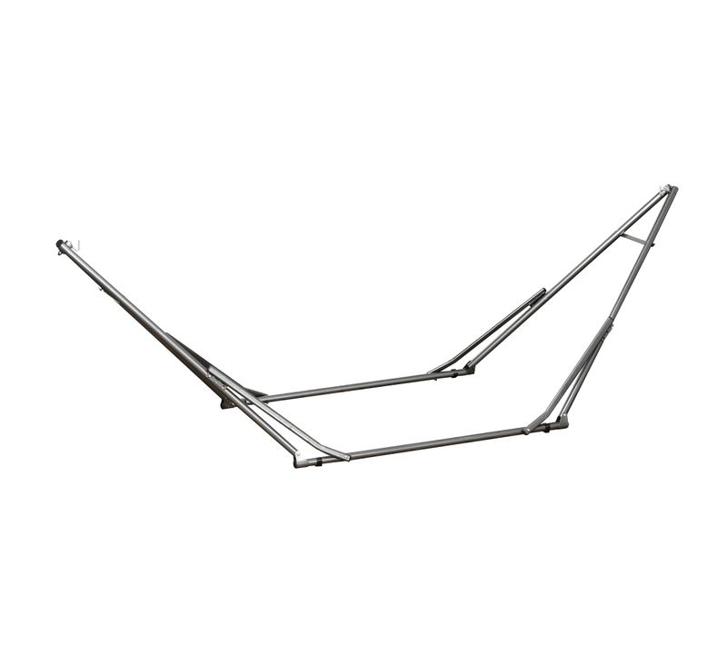 Support De Hamac Pliable Et Réglable Structure En Acier Noir