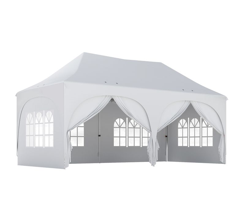 Tonnelle Barnum Pliable 3x6m Parois Amovibles Lestage Inclus