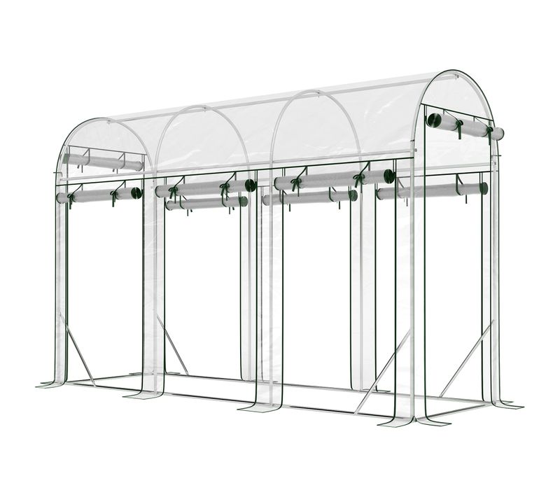 Serre à Tomates 8 Portes Déroulantes