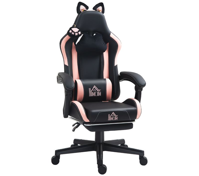 Chaise Gaming Design Oreilles Et Patte De Chat