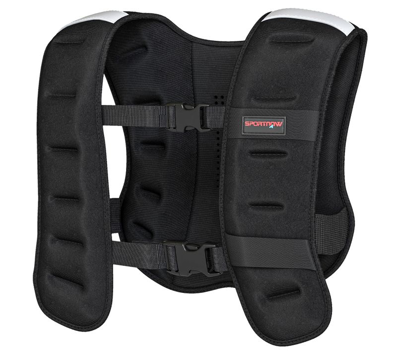 Gilet Lesté Veste Lestée 8 Kg Max. Sangles Réglables Néoprène Noir