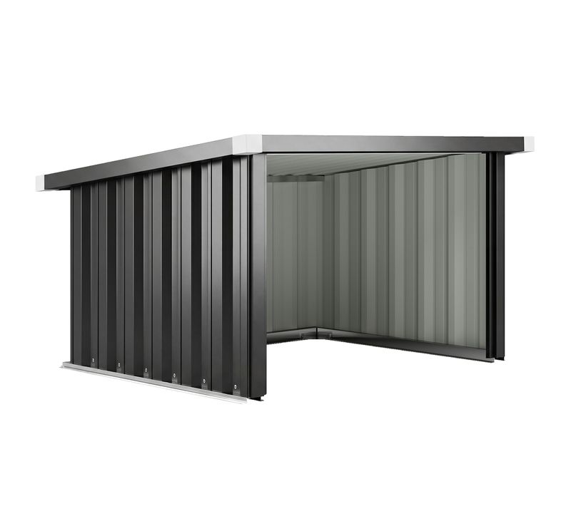 Abri De Jardin Robot-tondeuse Tôle Acier Ondulé