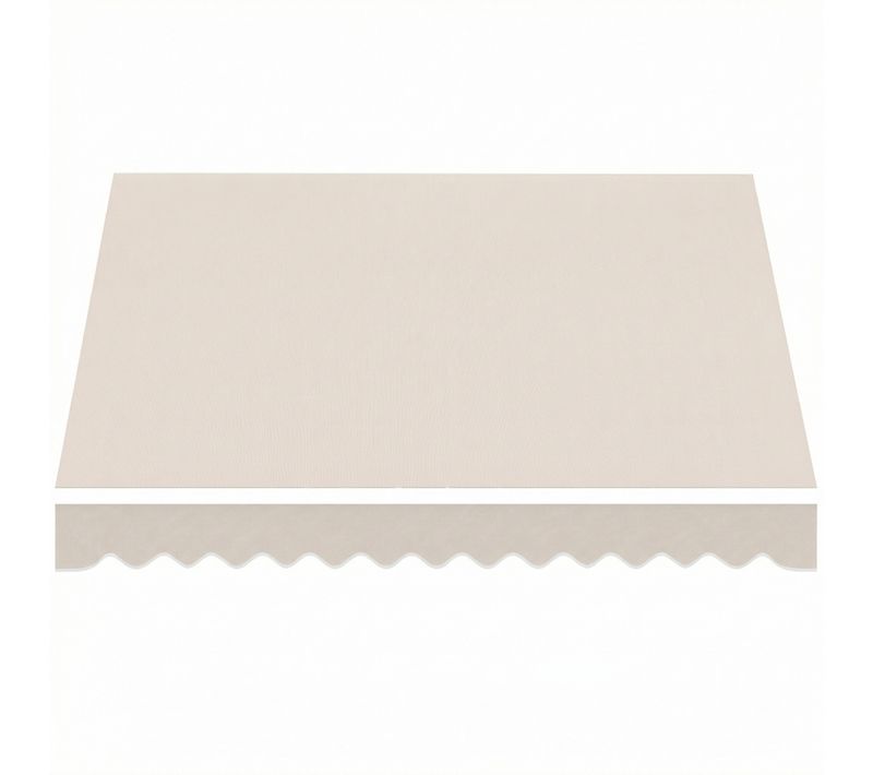 Toile De Remplacement Pour Store Polyester Haute Densité 280g/m² Crème