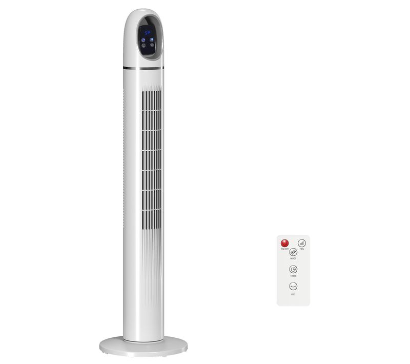 Ventilateur Colonne Oscillant 45w H.111cm Télécommande