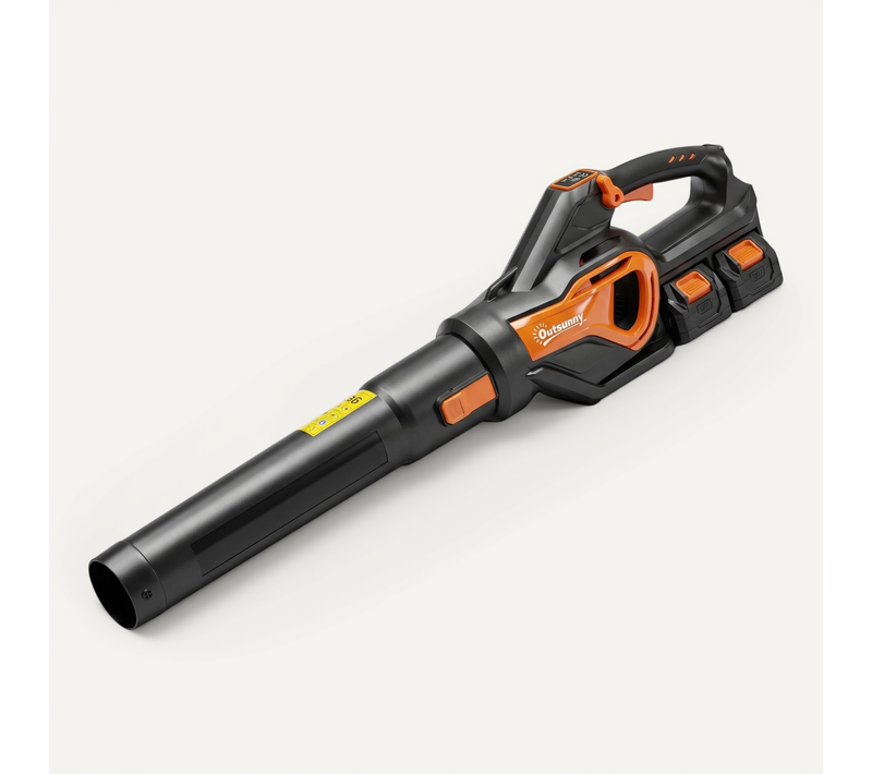 Souffleur De Feuilles Sans Fil 900w 2 Batteries 3 Modes