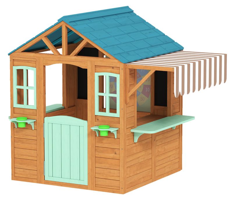 Cabane Enfant Maisonnette De Jardin Bois Avec Jeux