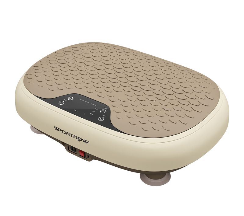 Plateforme Vibrante Oscillante écran LED Télécommande Beige