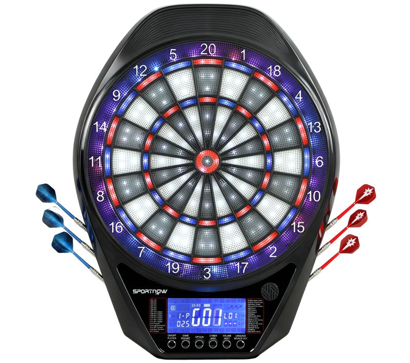 Cible Jeu De Fléchettes électronique 34 Jeux Grand écran LED