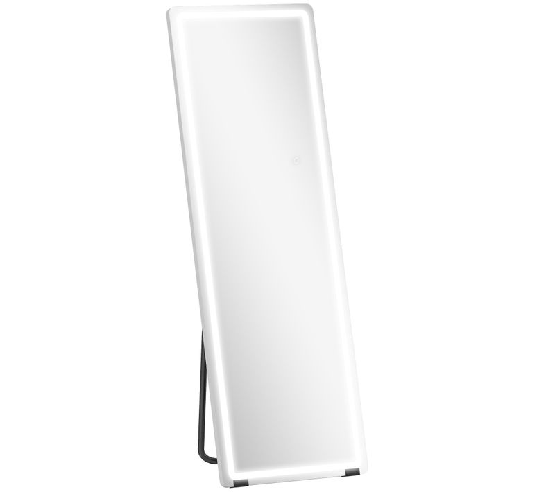 Miroir Sur Pied LED 150 X 50 Cm 3 Couleurs Réglables