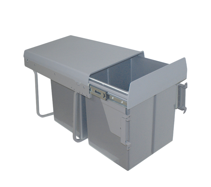 Poubelle Cuisine Ryven - Poubelle Encastrable 2 X 20 Litres