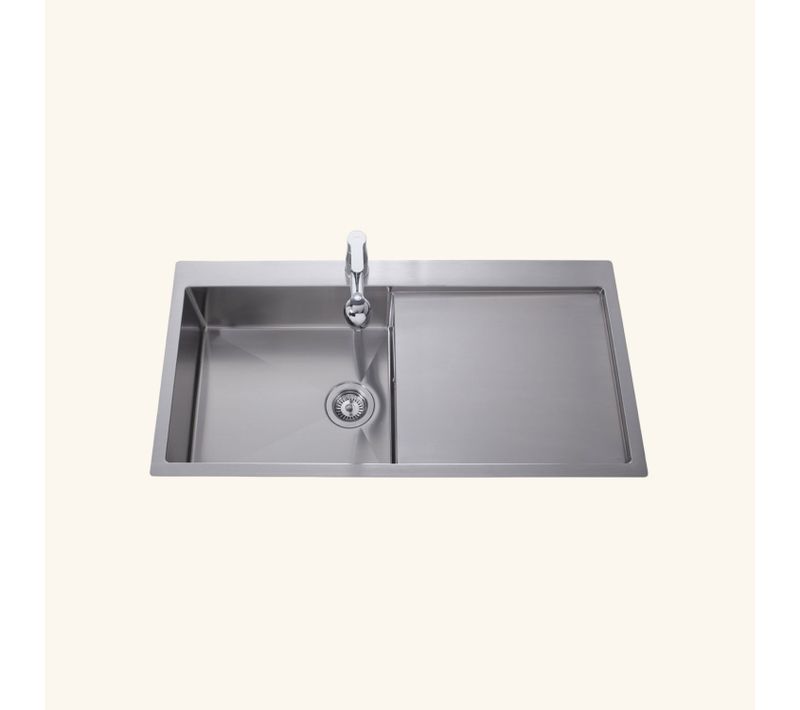 Evier Inox Helika Luny 1 Grand Bac 1 égouttoir Droite