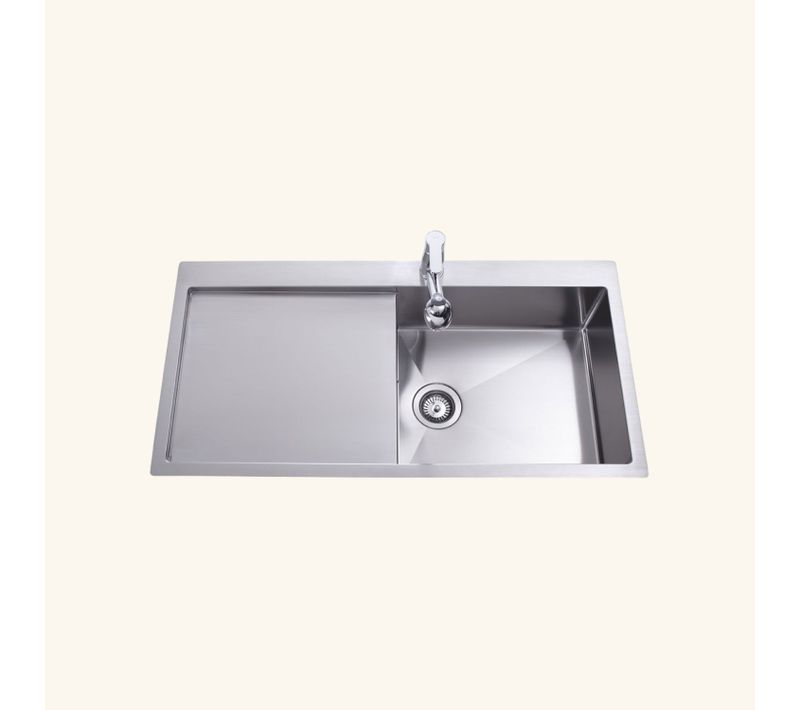 Evier Inox Helika Luny 1 Grand Bac 1 égouttoir Gauche
