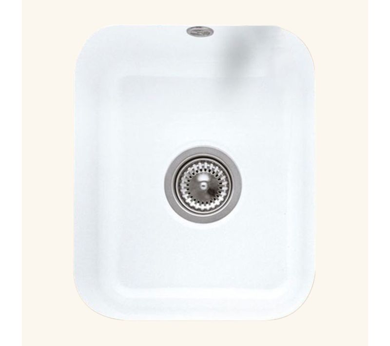 Evier Sous-plan Céramique Blanc Villeroy et Boch Cisterna 1 Bac 370x435