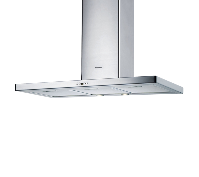 Hotte Cuisine Silverline Murale Opale Inox 90 Cm