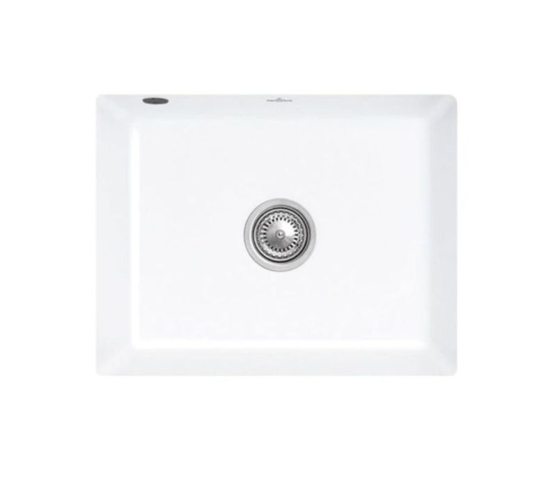 Evier Sous-plan Céramique Blanc Mat Villeroy et Boch Subway 60