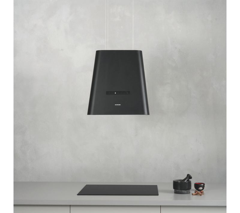 Hotte Cuisine Silverline Suspendue Neat Noir Mat 50 Cm