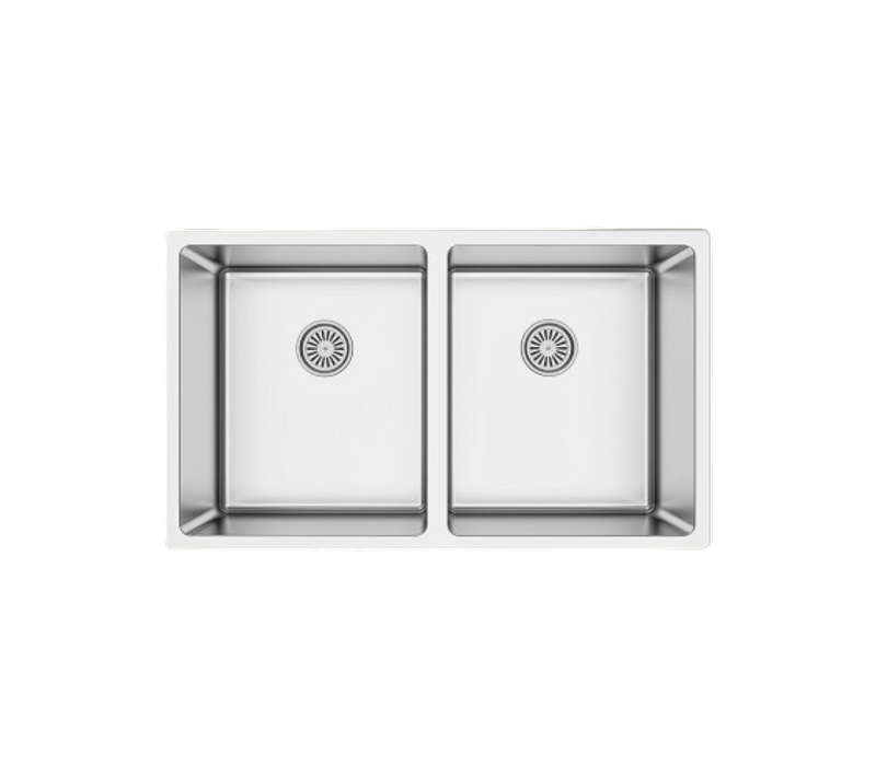 Evier Inox Sous-plan Max 2 Bacs 750x440