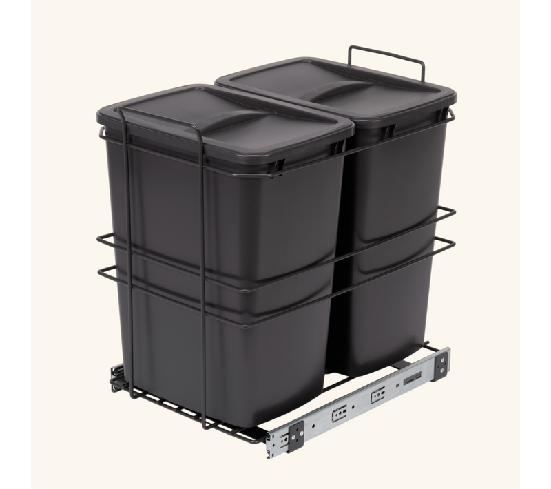 Poubelle Cuisine Promax - Poubelle Encastrable 2 X 35 Litres