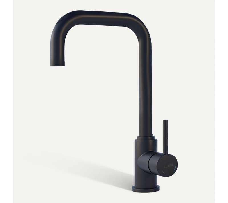 Robinet Cuisine Luisina Noir Mat Charlie