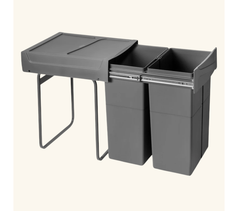 Poubelle Cuisine Cleanline - Poubelle Encastrable 2 X 25 Litres