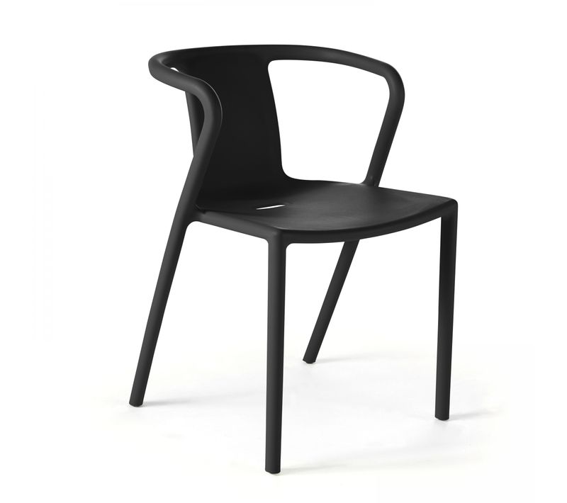 Fauteuil De Jardin Design En Plastique Noir