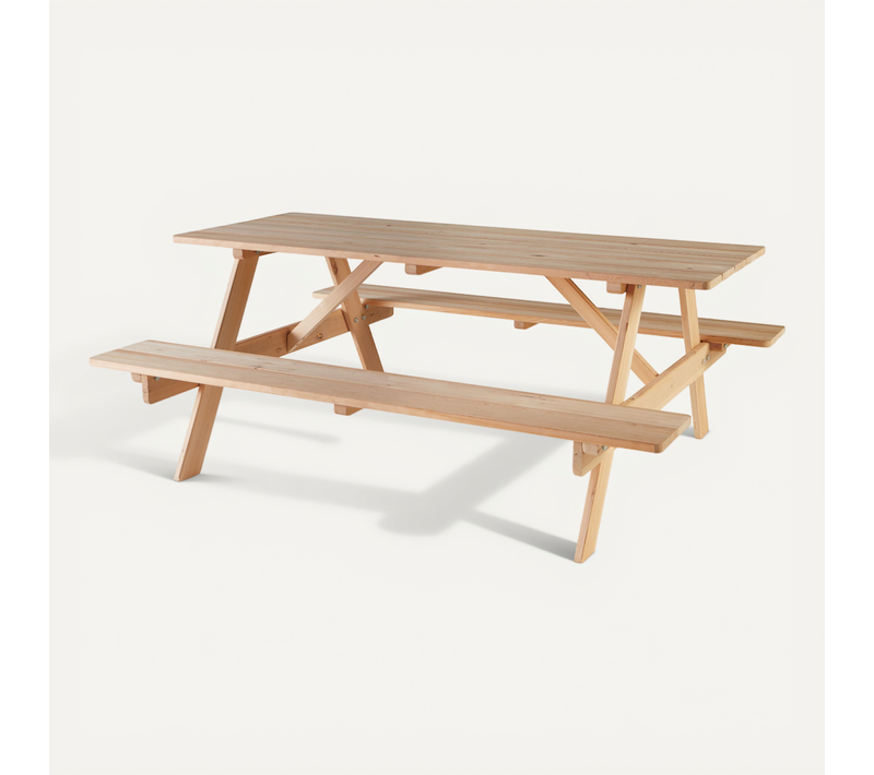 Table De Pique Nique En Bois Fsc 6 Places Norman