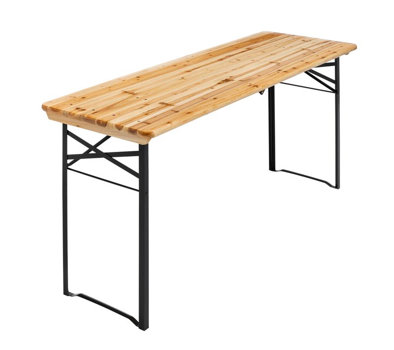 Table De Brasserie Pliante En Bois 180 Cm Munich
